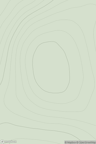 Thumbnail image for Vord Hill [Shetland Islands] [HU622935] showing contour plot for surrounding peak